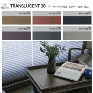 Rèm tổ ong Honeycomb mã TRANSLUCENT 38