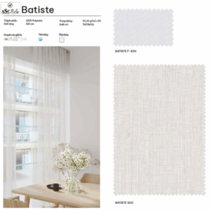 Rèm voan Thổ Nhĩ Kỳ mã BATISTE