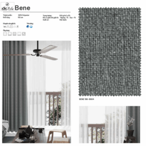 Rèm vải Hàn Quốc mã BENE