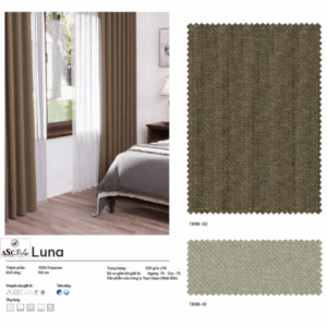 Rèm vải Nhật Bản mã LUNA