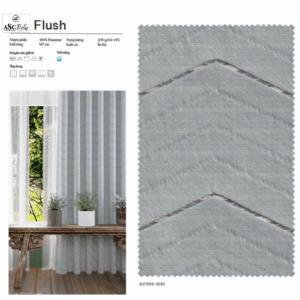 Rèm vải Ấn Độ mã FLUSH