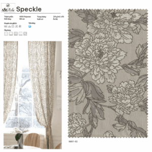 Rèm vải Ấn Độ mã SPECKLE