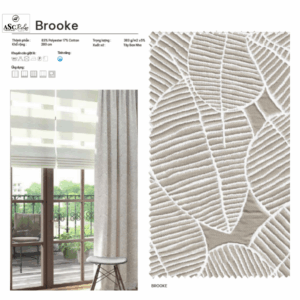 Rèm vải Tây Ban Nha mã BROOKE
