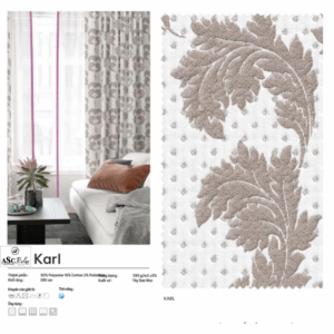 Rèm vải Tây Ban Nha mã KARL